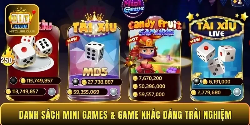 Danh sách mini games & game khác đáng trải nghiệm